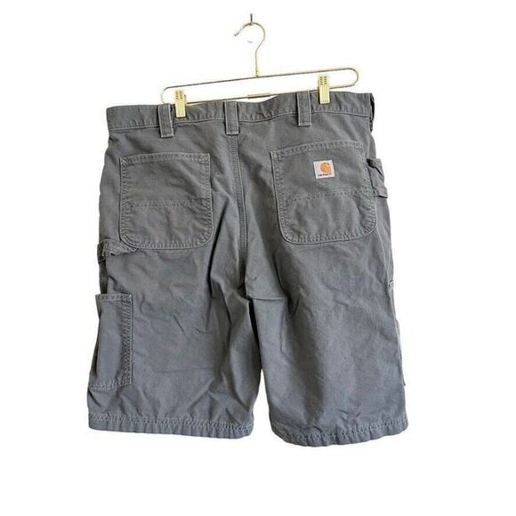 Carhartt Cargo Utility‎ Shorts Men's 38 Gray Loosefit Canvas - Picture 2 of 6